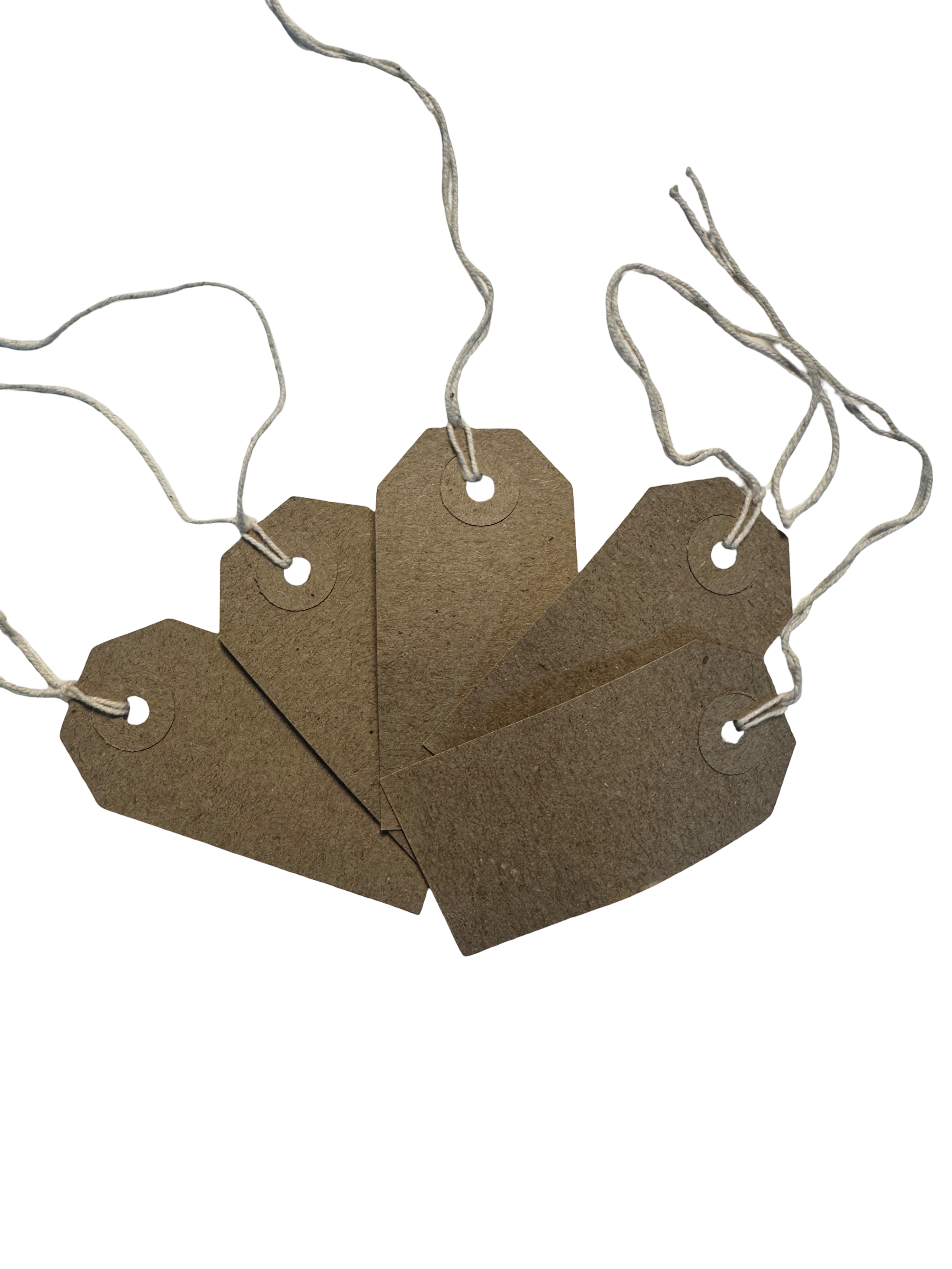 Buff Strung Paper Tags (1000pcs)